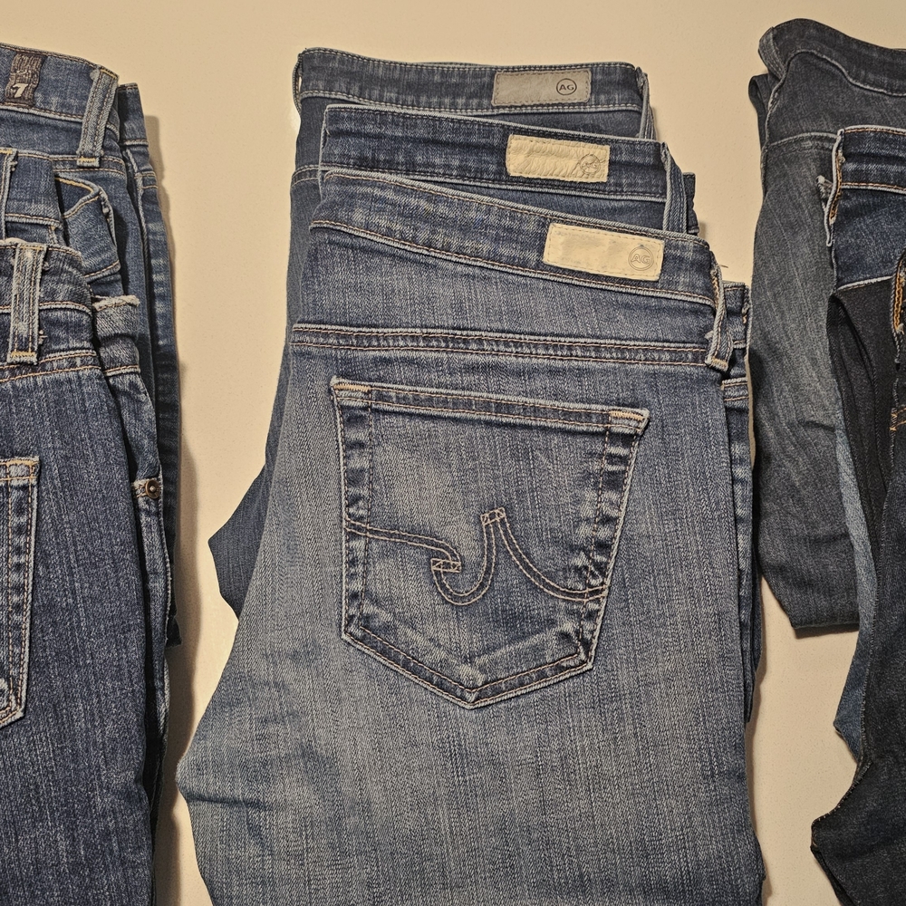**BUY NOW**Bundle Of Designer Jeans-AG, Paige,7 For All Mankind